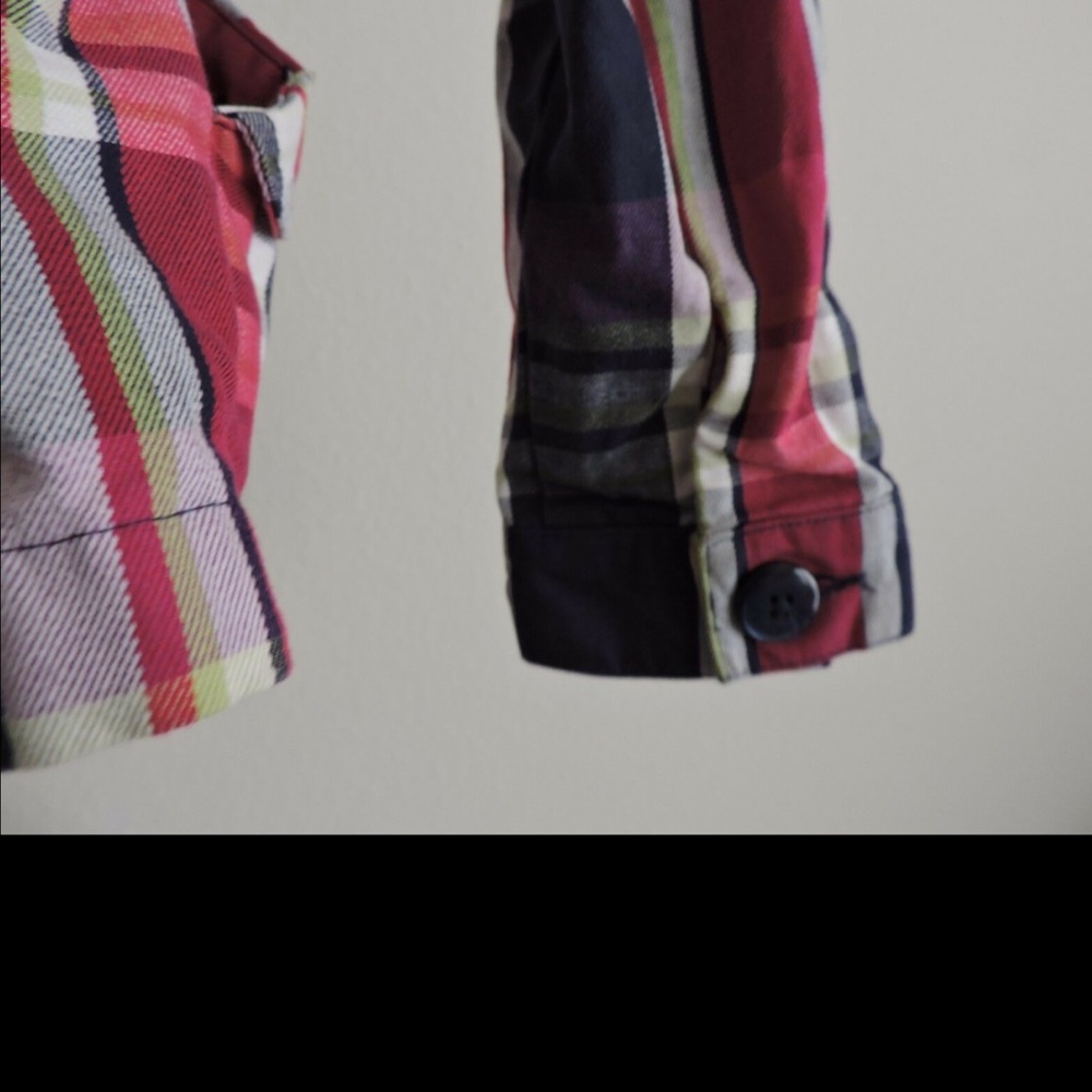 Crazy 8 Plaid Jacket Girls 7-8 BTS - Picture 7 of 8